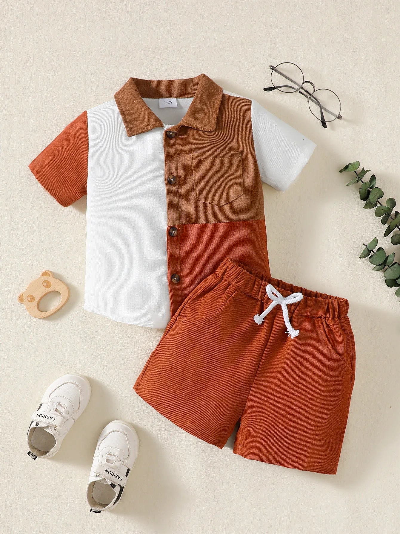Color Block Short Sleeve Set (Boys)