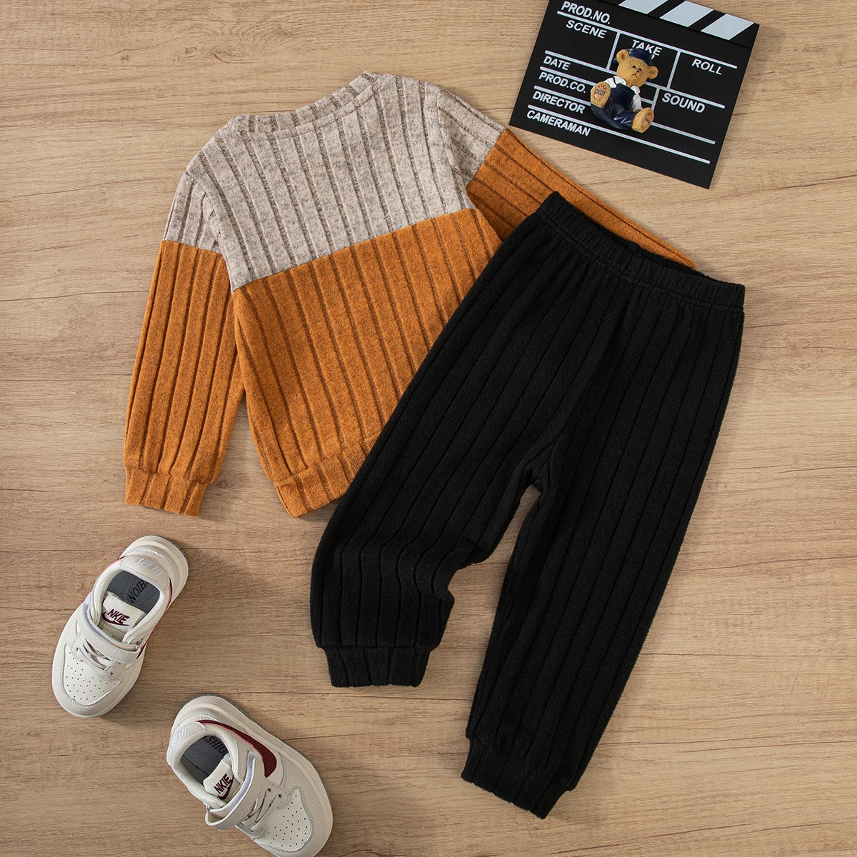 Boys Winter Knit Sweater Pants Set