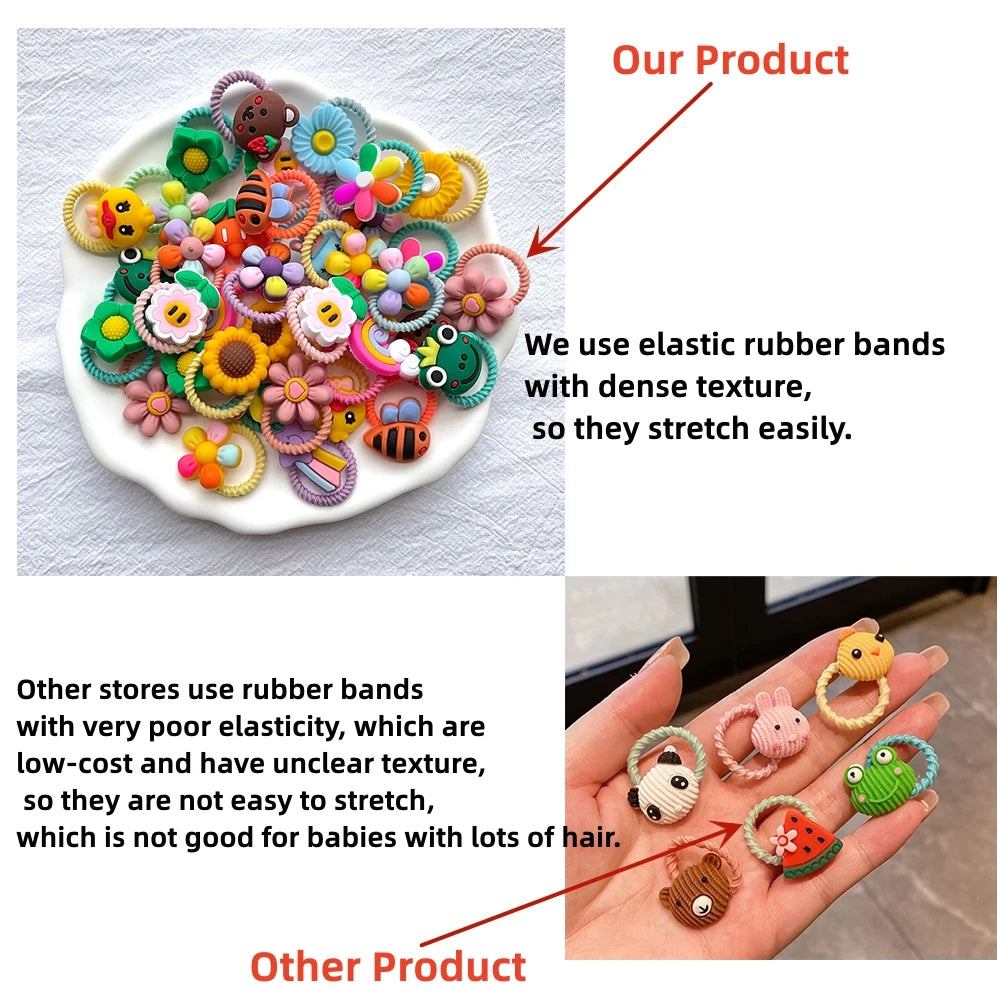 Cartoon Elastic Hair Bands