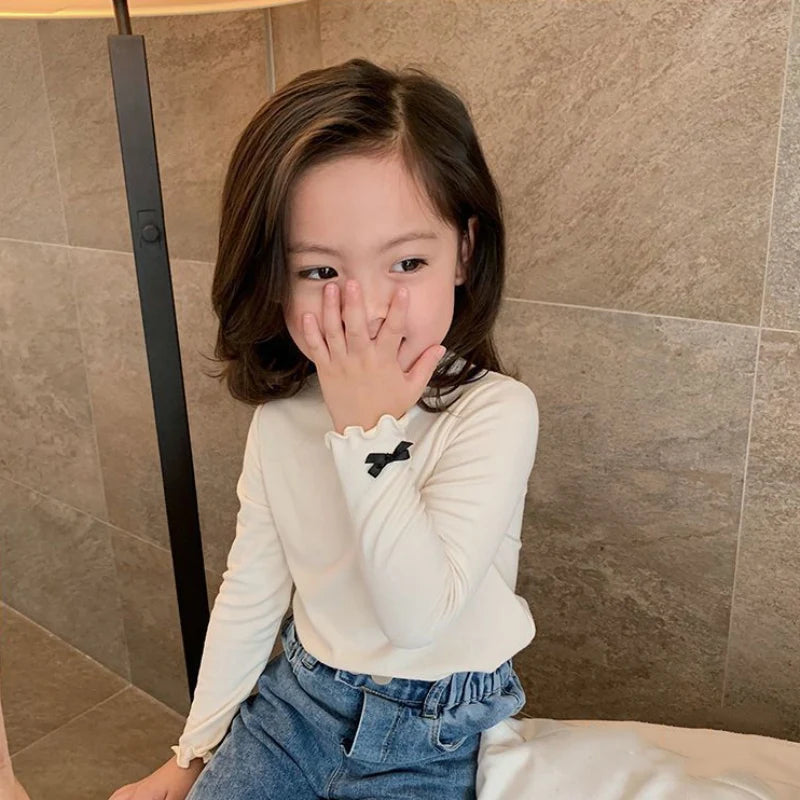 Baby Girls Long-Sleeve Turtleneck Tee