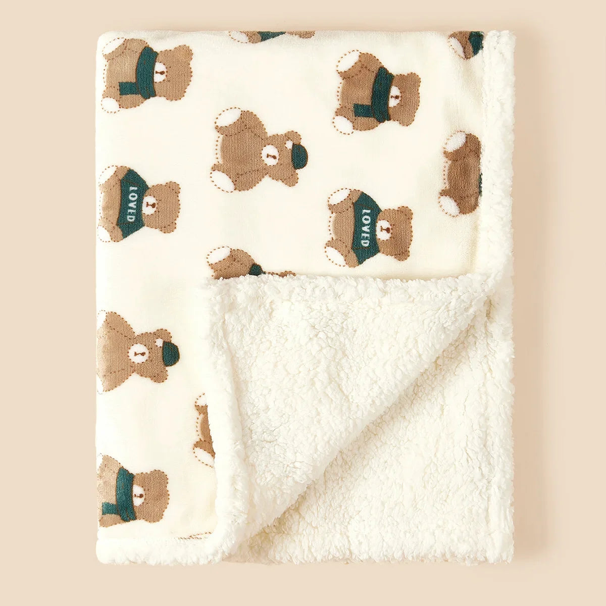 Thick Flannel Baby Swaddle Blanket