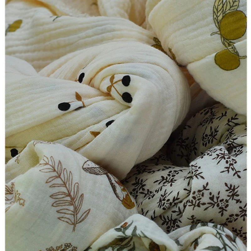 Floral Fabric for DIY Baby Towels & Blankets