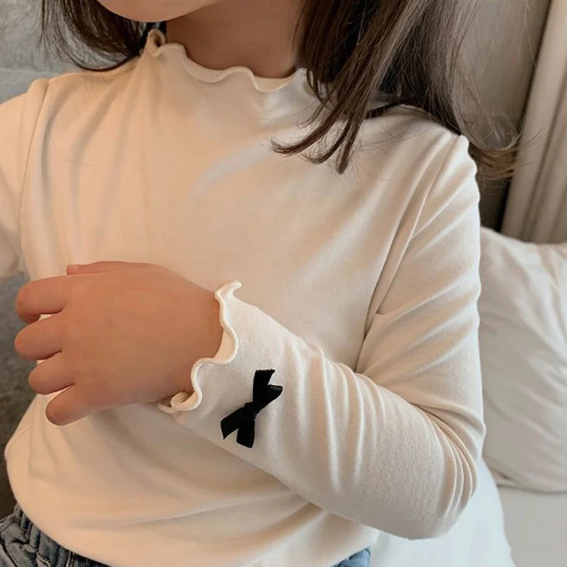 Baby Girls Long-Sleeve Turtleneck Tee
