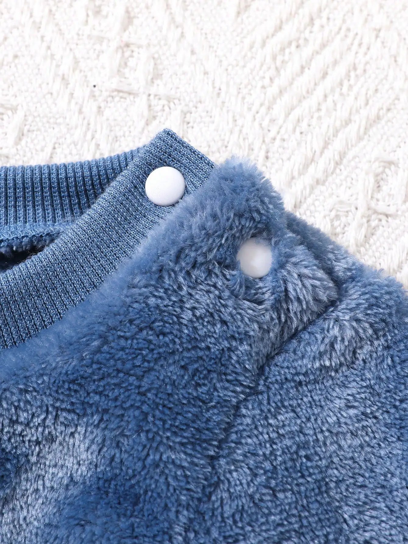 Baby Plush Winter Jumpsuit Boys 3-12M