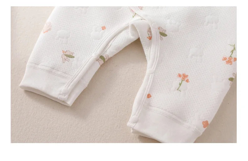 MOMSTAG 0-6 Months Baby Rompers 100% Cotton