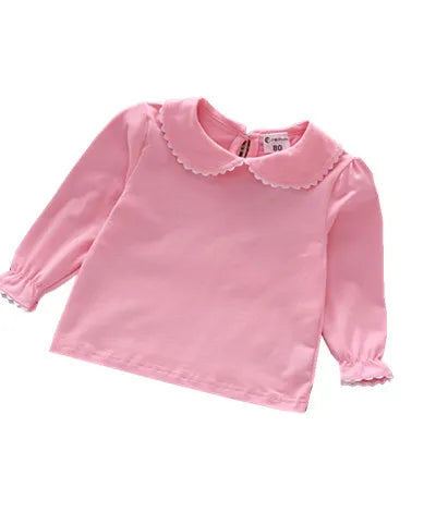 MOMSTAG Fall/Spring Little Girls' Lace Long Sleeve Shirt