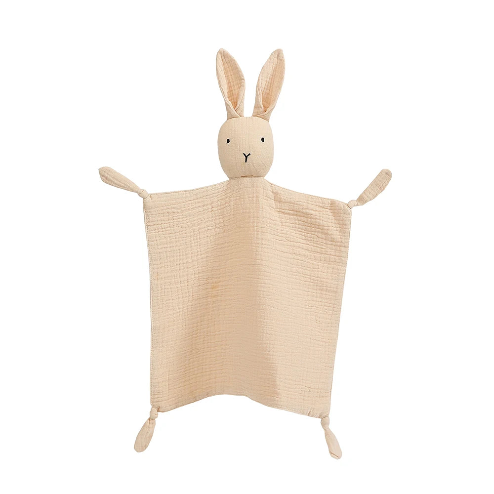 Muslin Baby Comforter – Soft Cotton Soothe Blanket & Sleep Toy