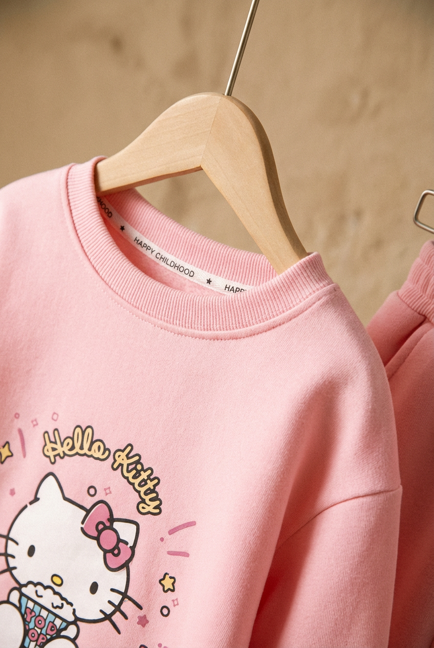 Hello Kitty Girls 2PC Sweatshirt Set