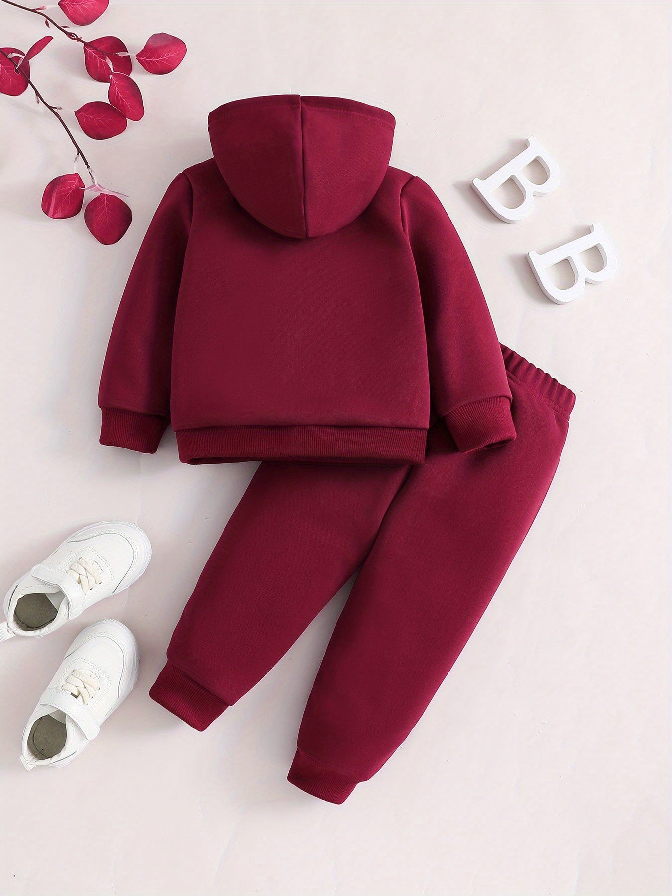 2pcs Boy's Hoodie + Pant Set