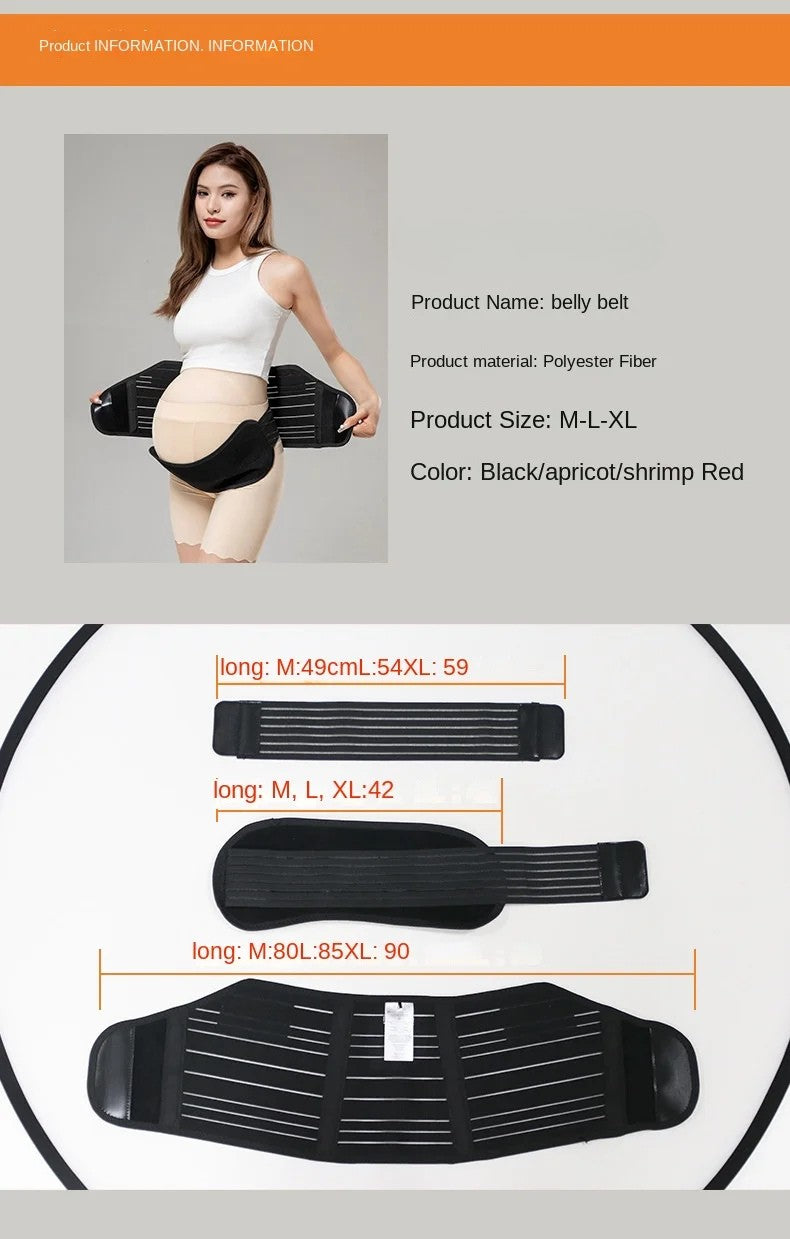 MOMSTAG 3pcs Maternity Belly Support Belts Abdominal Bandages