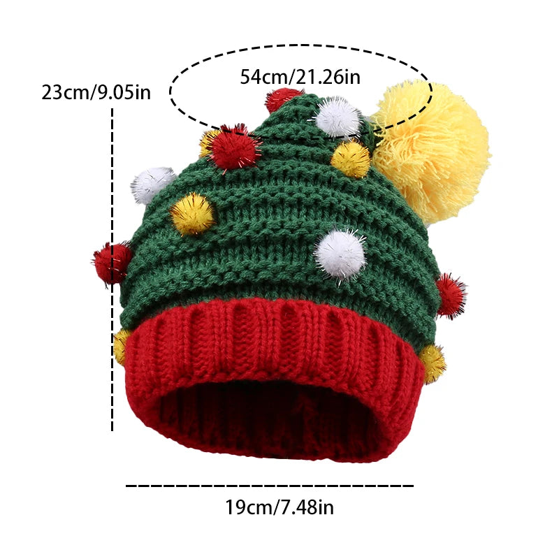 Christmas Cozy Hat Flip-Up Ear Design