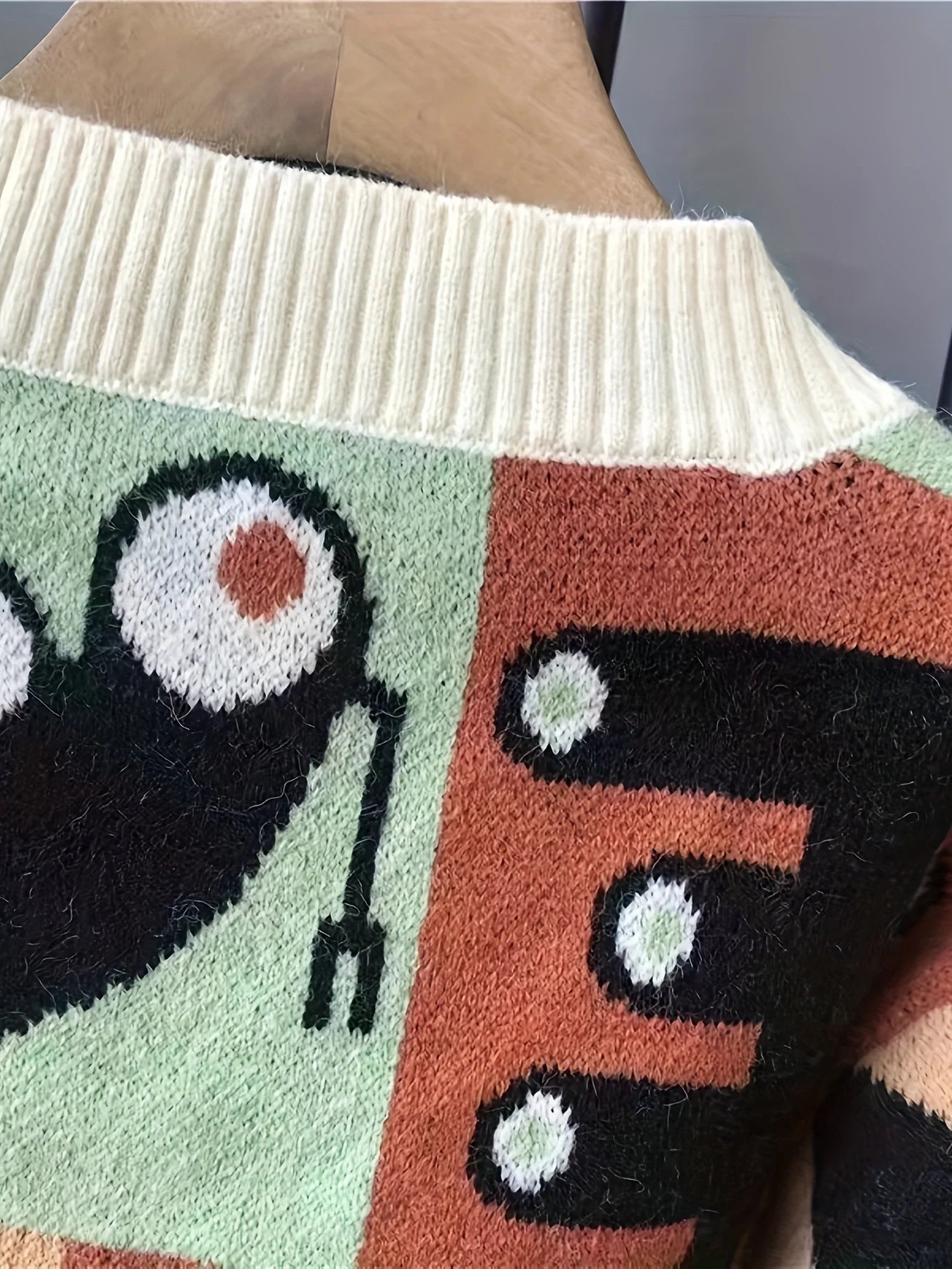 Cozy Cartoon Knit Kids Cardigan