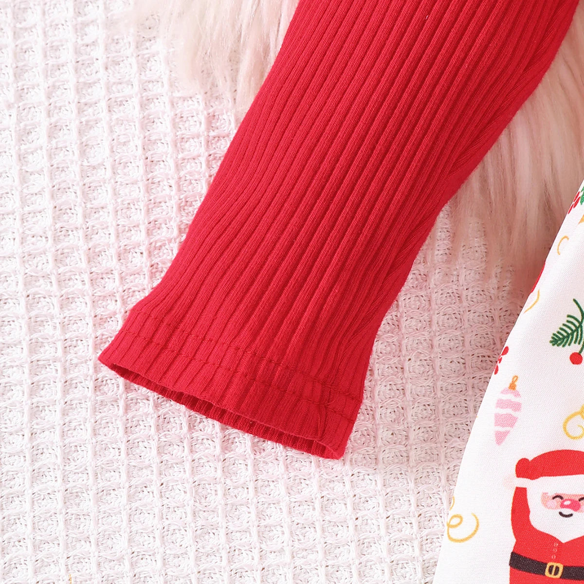 Girls Santa Claus Christmas Dress with Belt