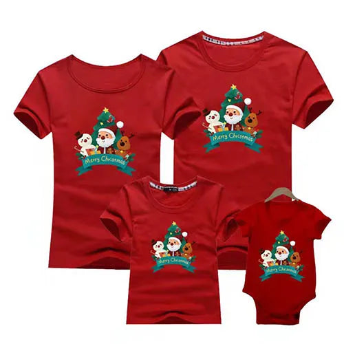 New Christmas Family Matching T-shirt