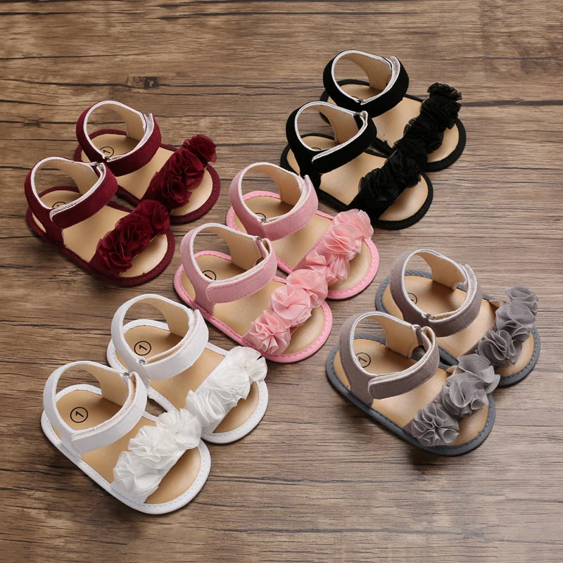 Infant Princess Floral Sandals