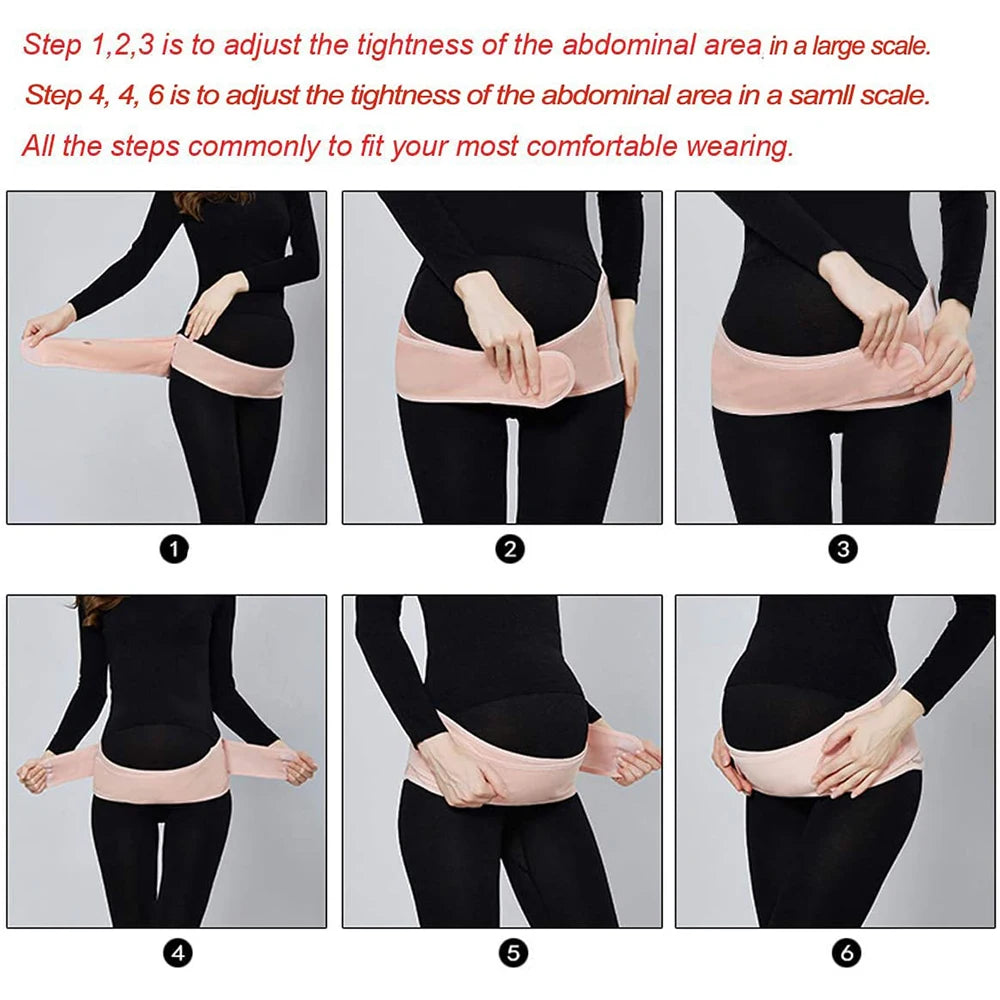 MOMSTAG 2-in-1 Maternity Belly/Back Support Belt