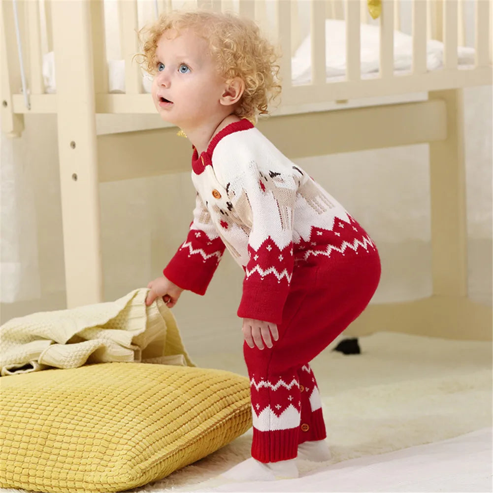 MOMSTAG Sweater Christmas Clothes Romper