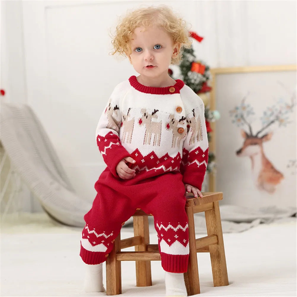 MOMSTAG Sweater Christmas Clothes Romper