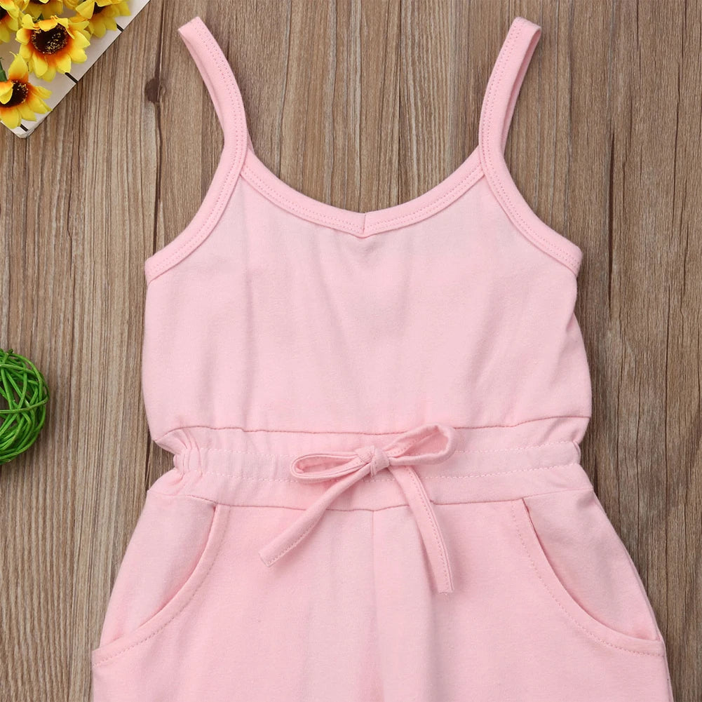 Sleeveless Sling Bodysuits for girls