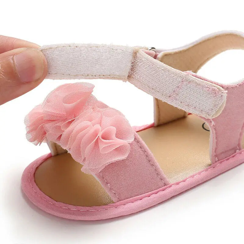 Infant Princess Floral Sandals