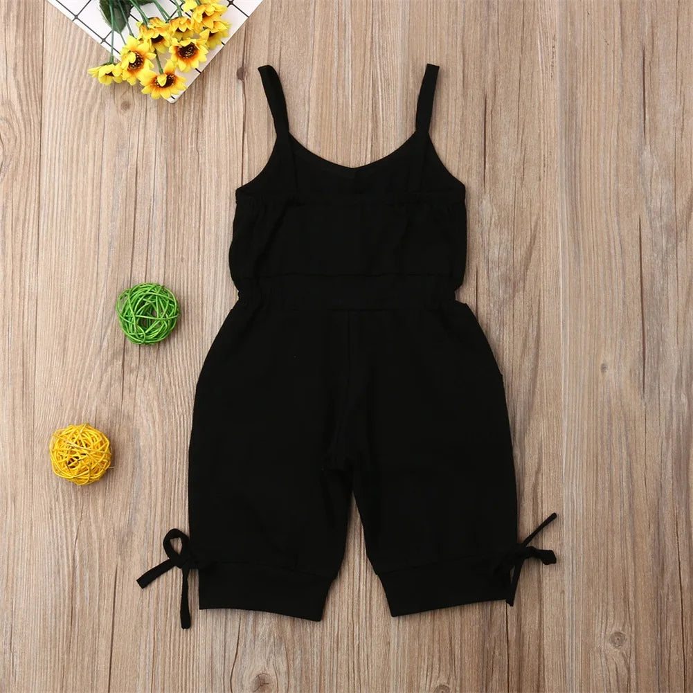 Sleeveless Sling Bodysuits for girls