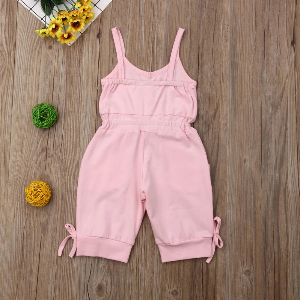 Sleeveless Sling Bodysuits for girls