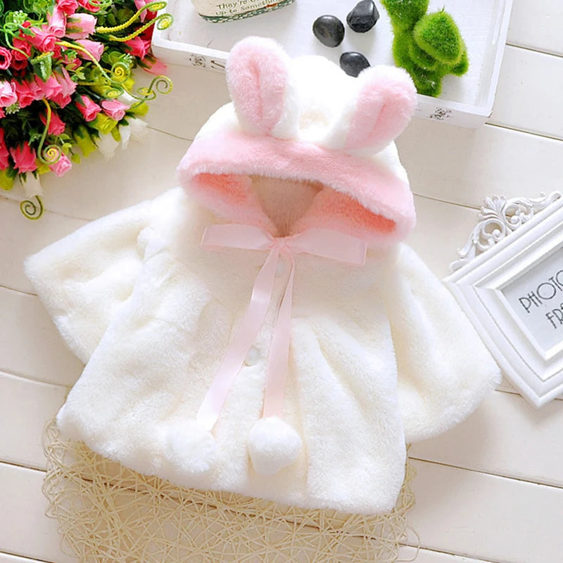 Girls Autumn Winter Warm Hooded