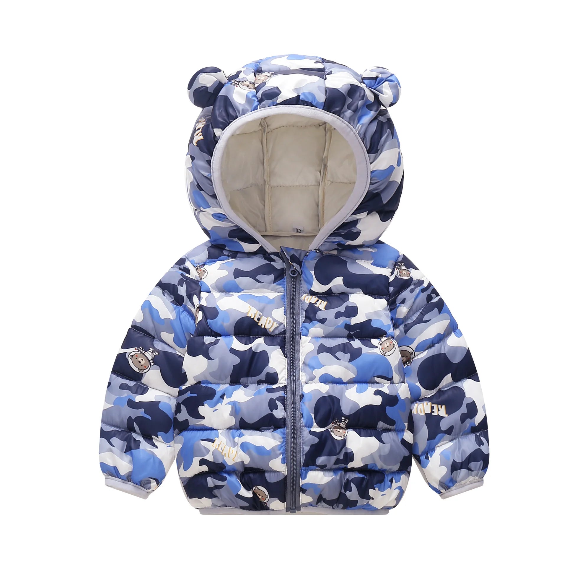 Kids Cute Puffer Jacket – Hooded Winter Coat