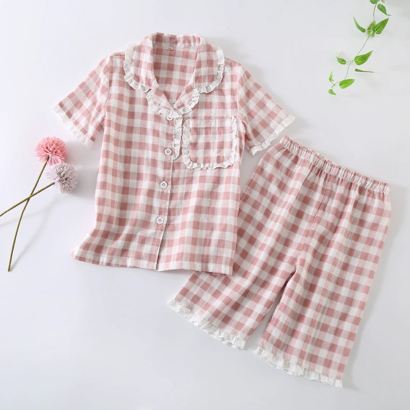 Double-Layer Pure Cotton Pajamas for kids