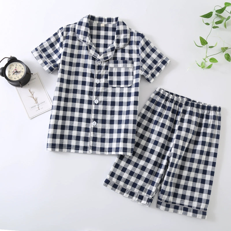 Double-Layer Pure Cotton Pajamas for kids