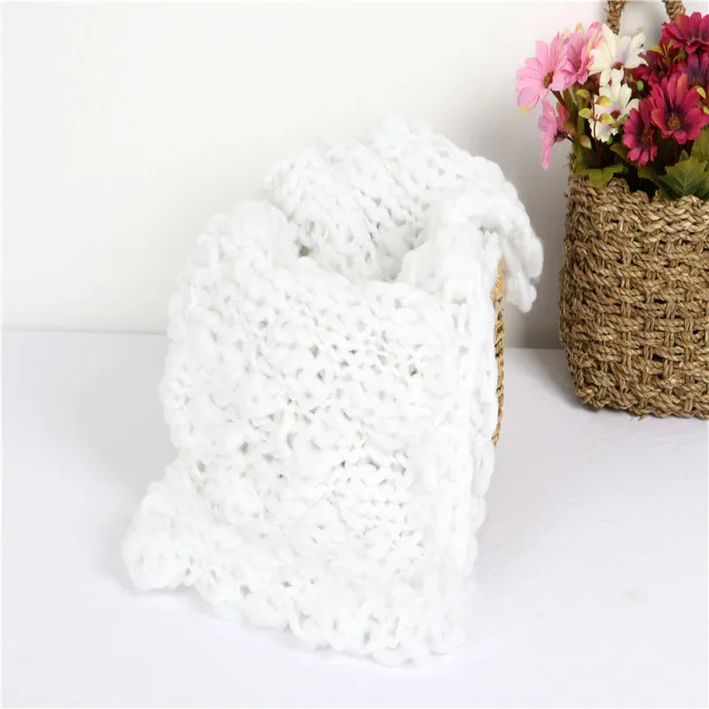 Newborn Article Wool Blanket - Photography Props