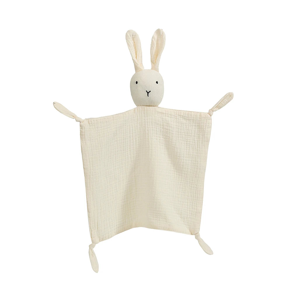 Muslin Baby Comforter – Soft Cotton Soothe Blanket & Sleep Toy