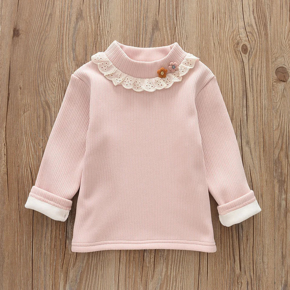 Girls Winter Turtleneck Top