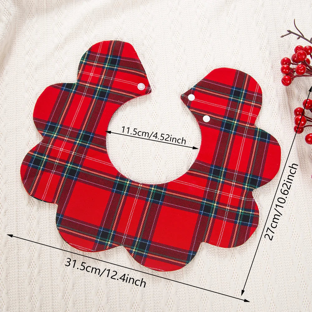 Organic Cotton 360° Christmas Baby Bib