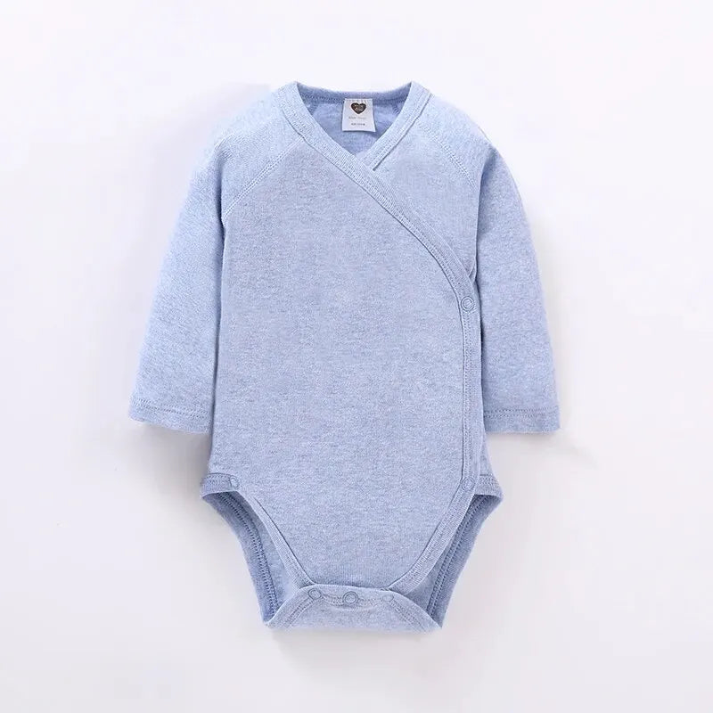 Cotton Lace Baby Onesie – High-Quality Spring & Autumn Outfit for Newborn Girls