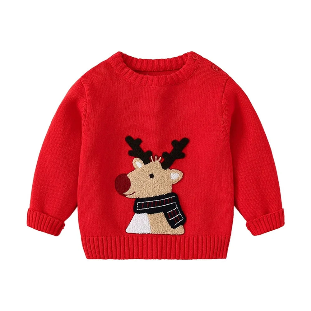 Kids' Christmas Reindeer Sweater