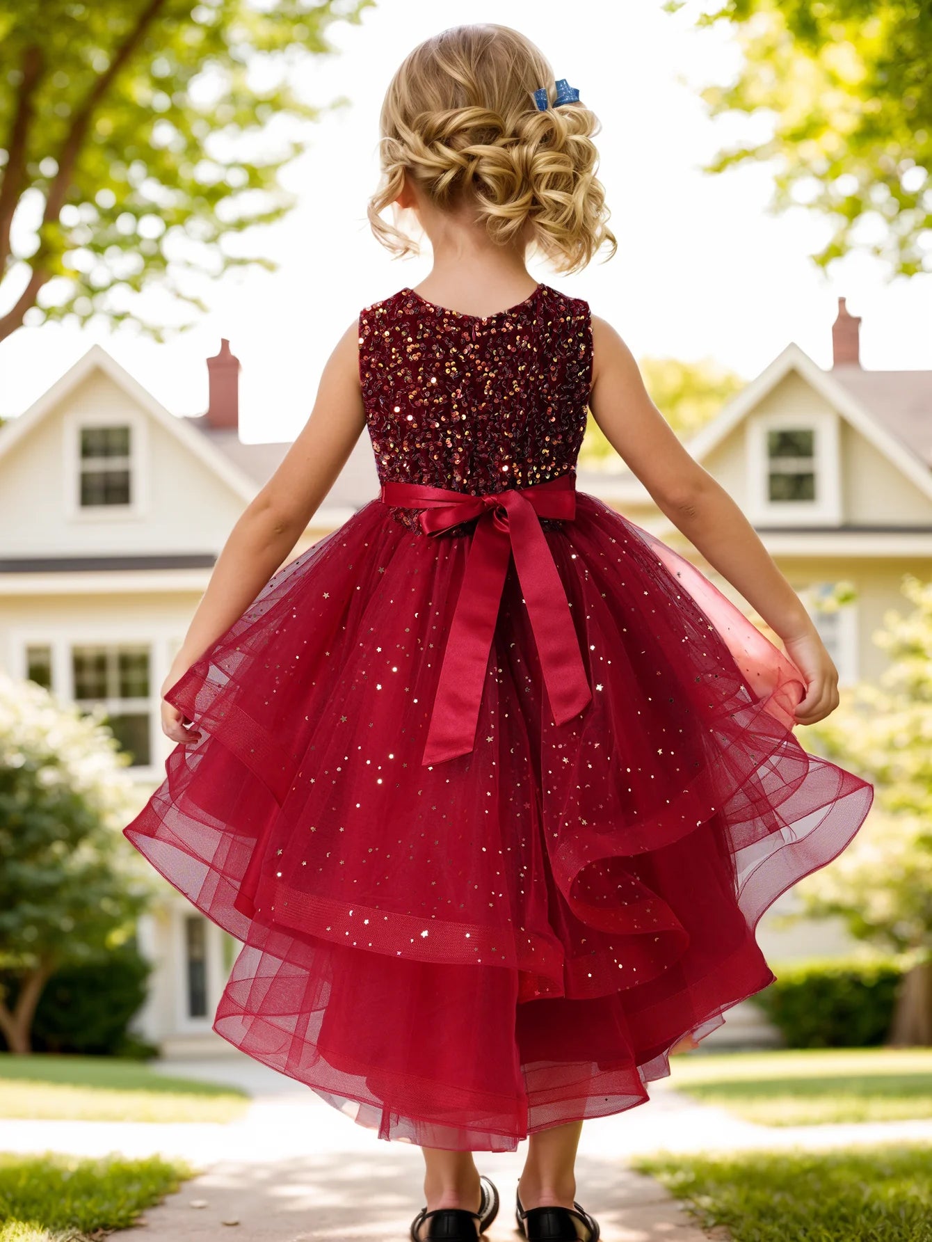 Baby Wedding Christmas Party Trailing Dress