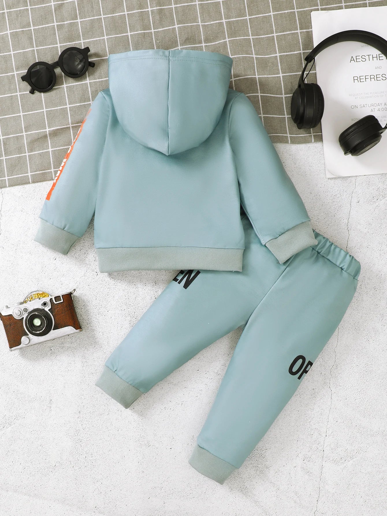 Baby Graphic Hoodie Outfit Set 6M–3Y