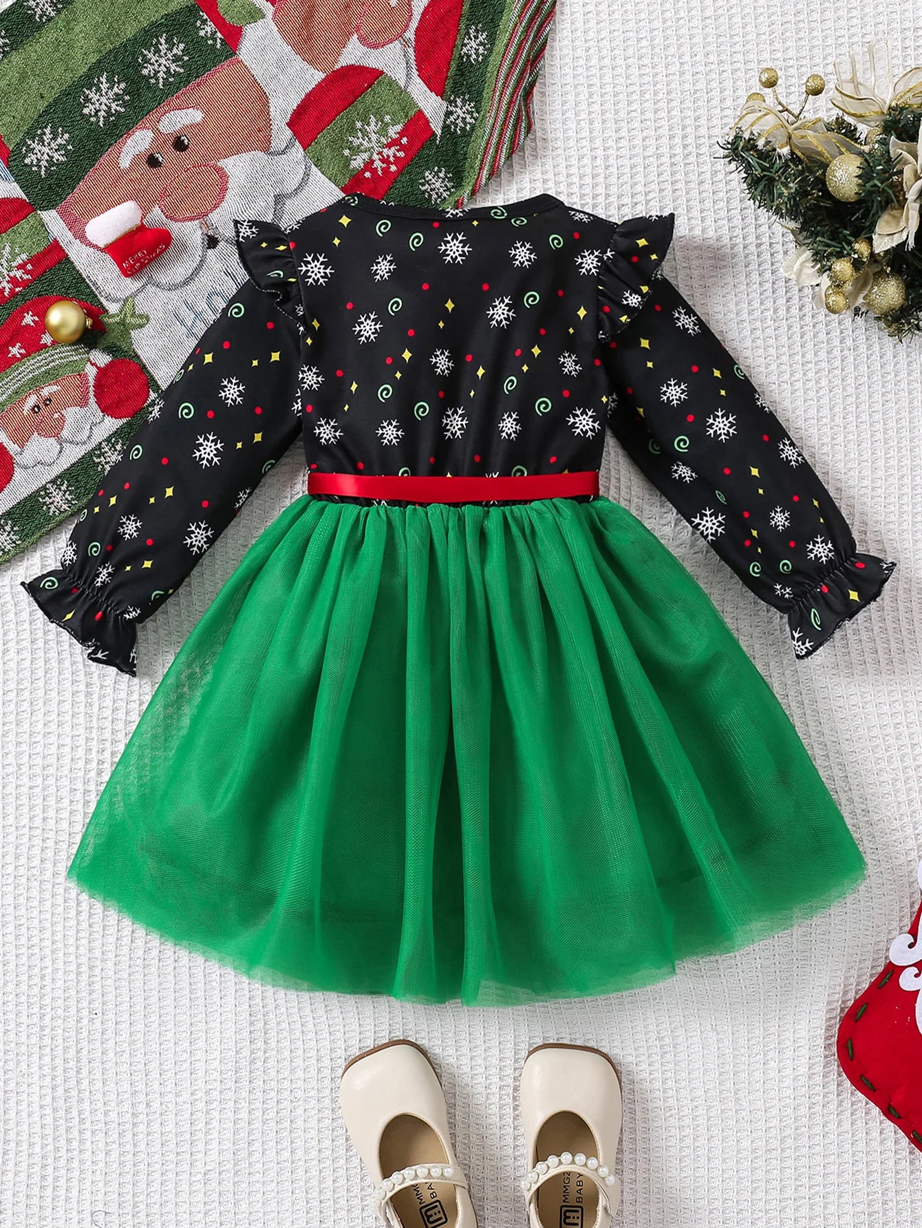 Christmas Princess Dress for Girls