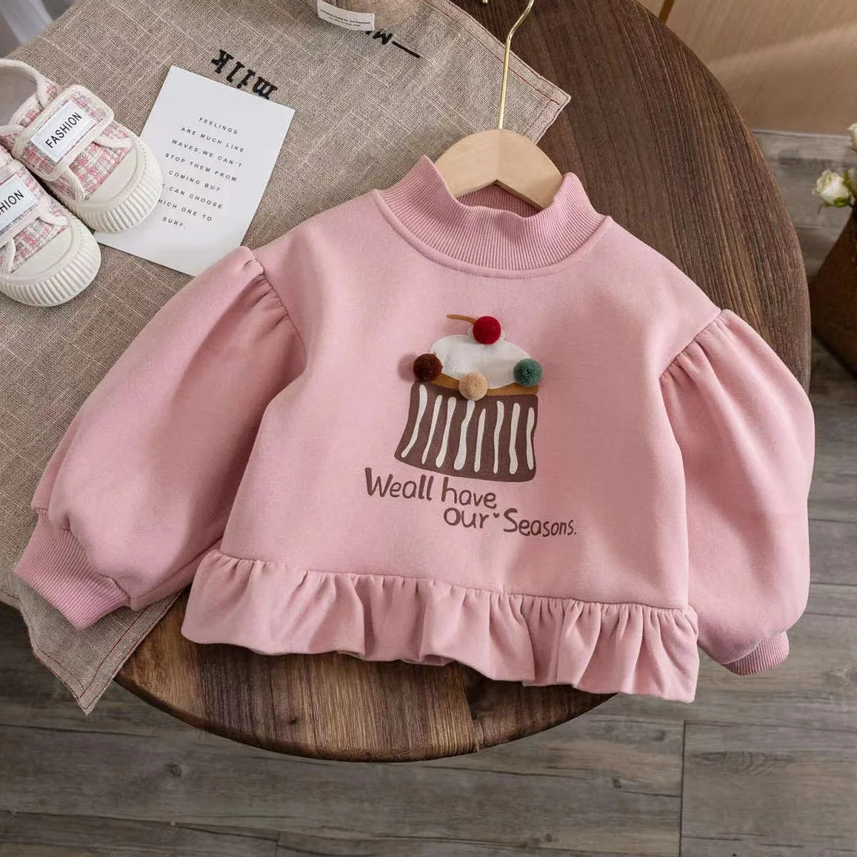 Velvet Hoodies for toddler girls