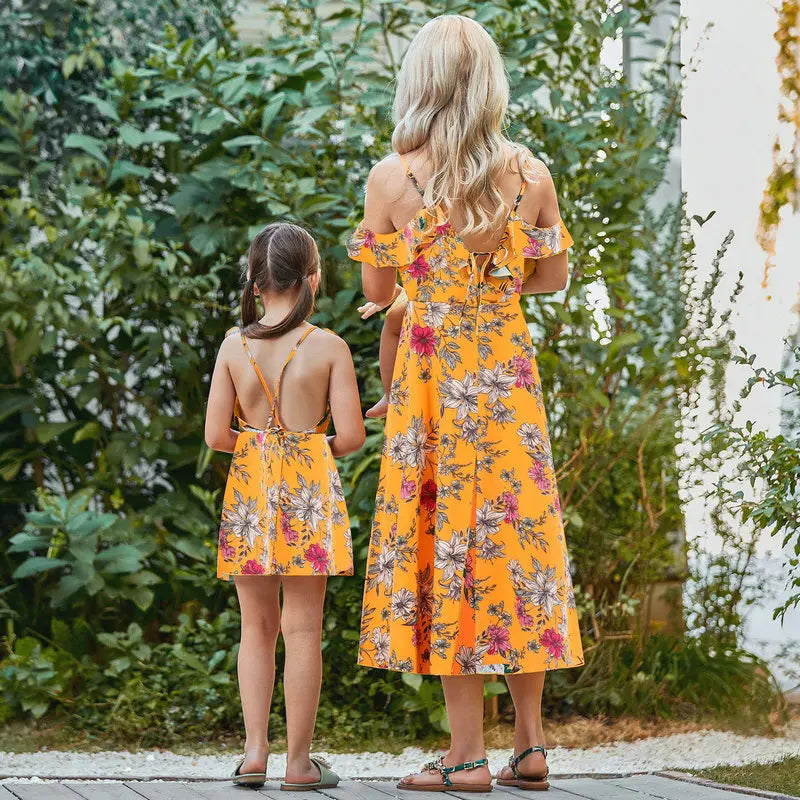 Mother And Daughter Twining Dresses