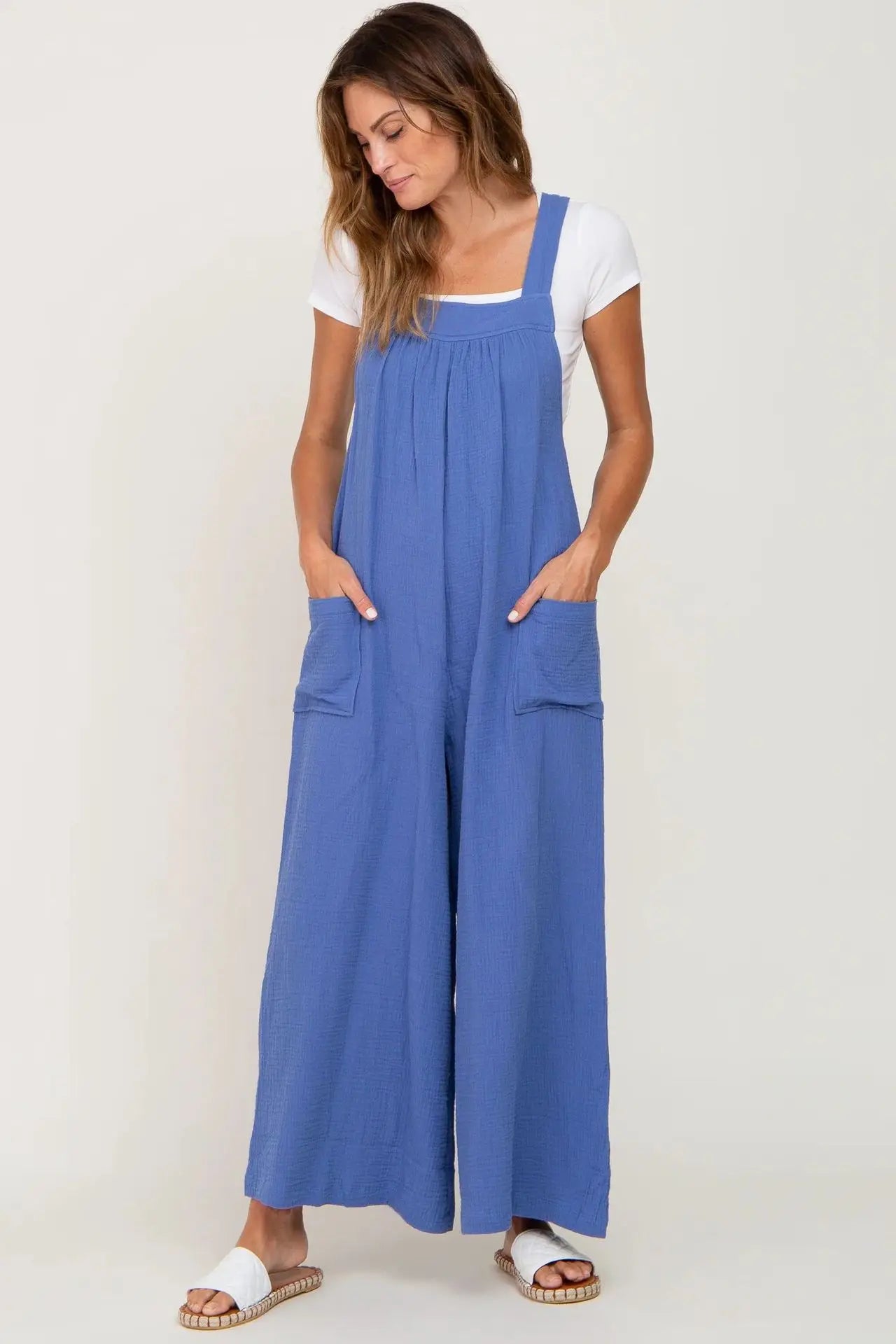 MOMSTAG Postpartum Wide-Leg Cargo Pants