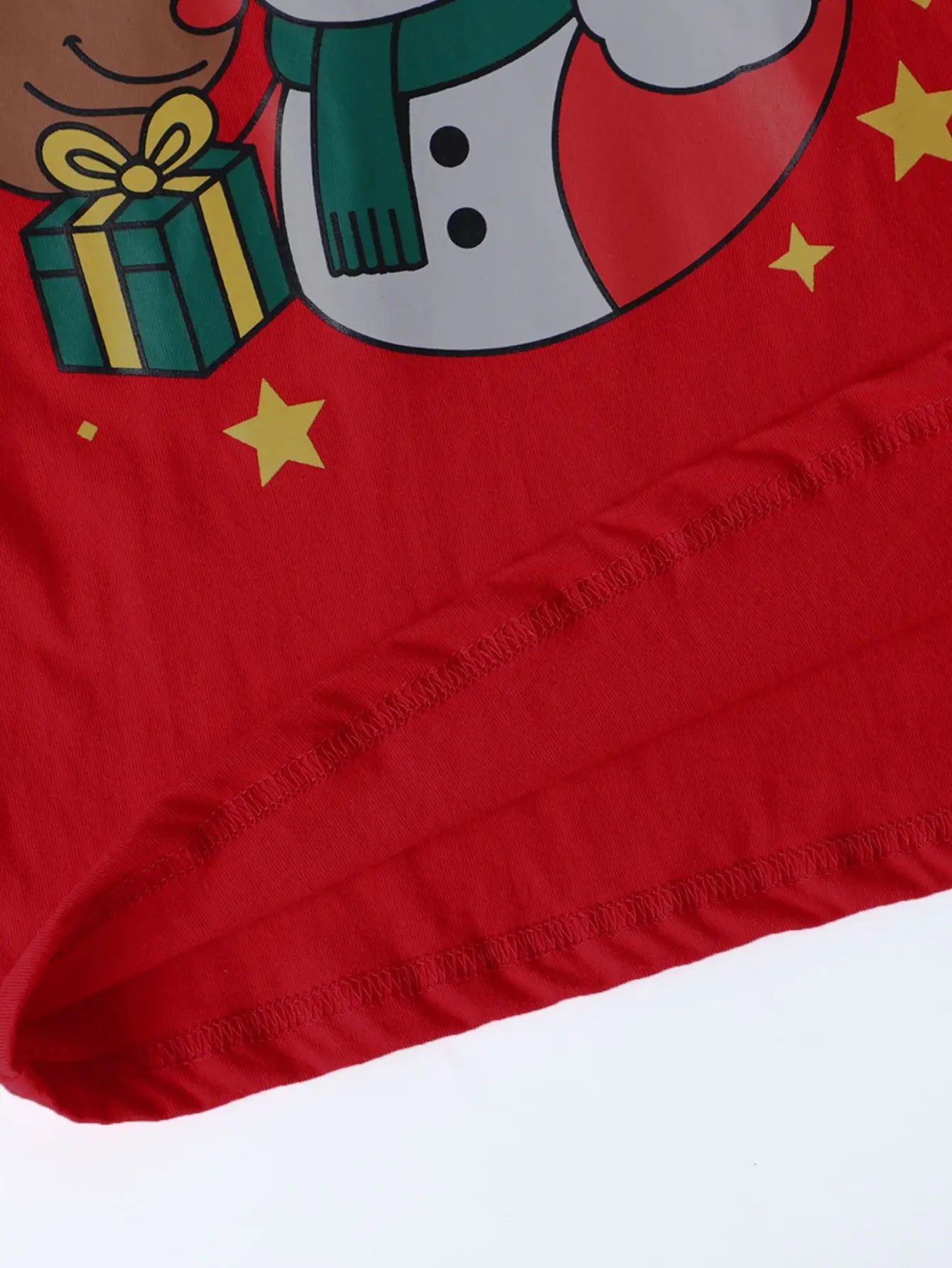 Girls’ Cotton Santa Long-Sleeve Tee