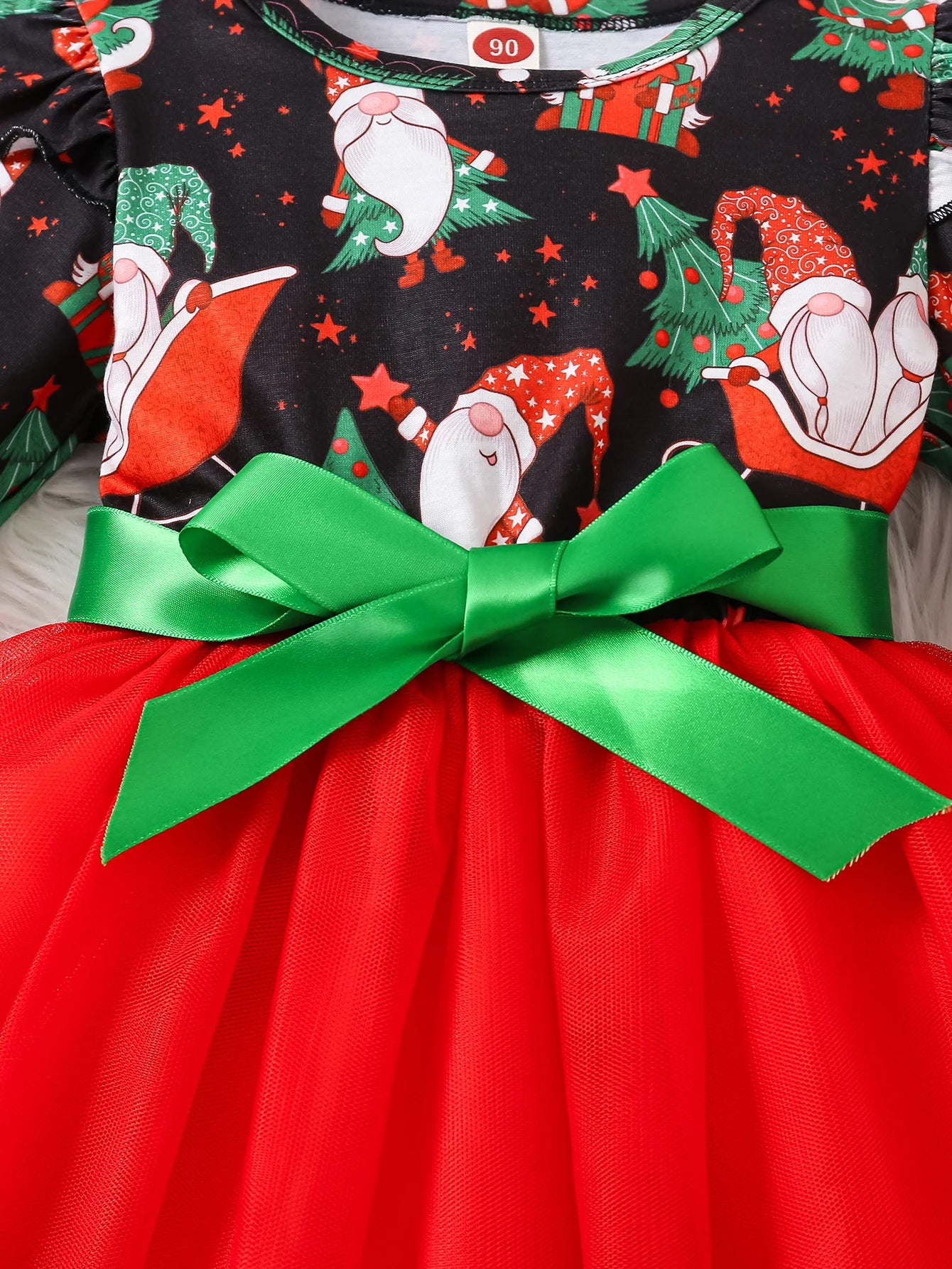 Girls Party Long Sleeve Princess Dress