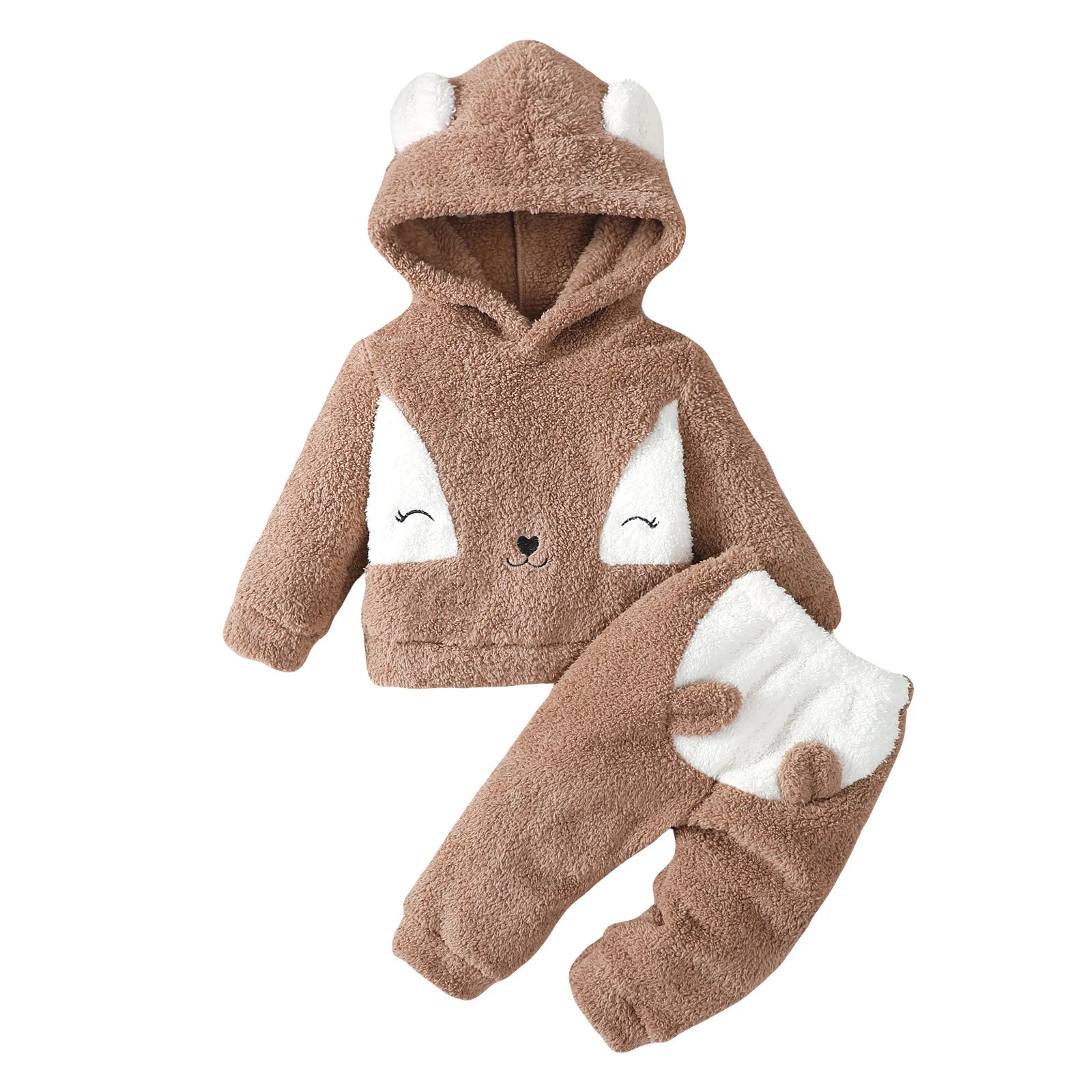 Toddler Baby Boy Plush Winter Set