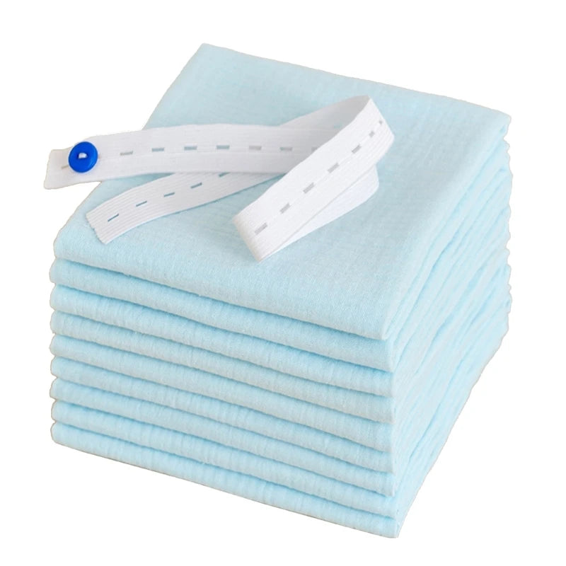 8Pcs 100% Cotton Soft Baby Towels