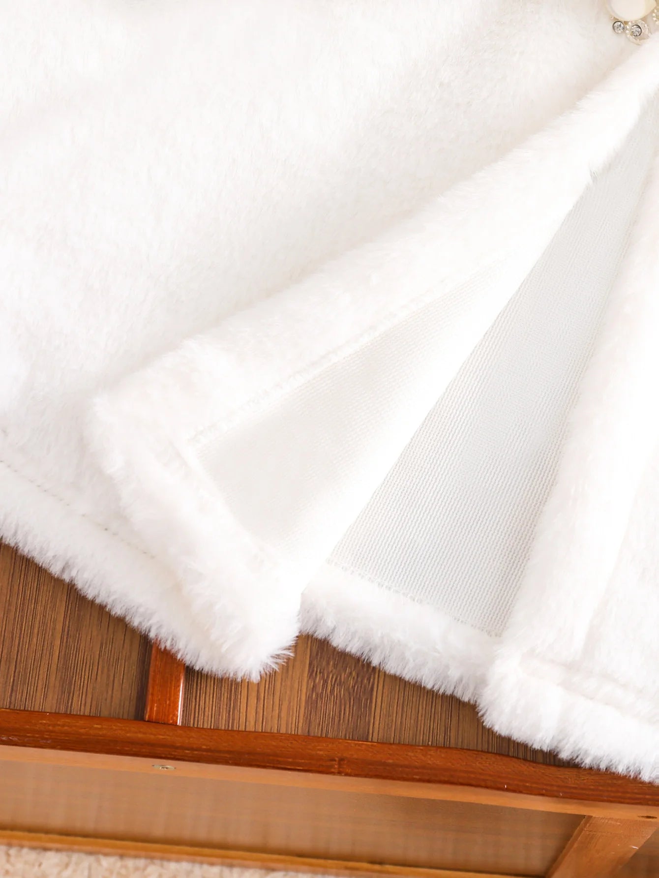 Girls Plush Princess Cape Shawl 4Y-8Y