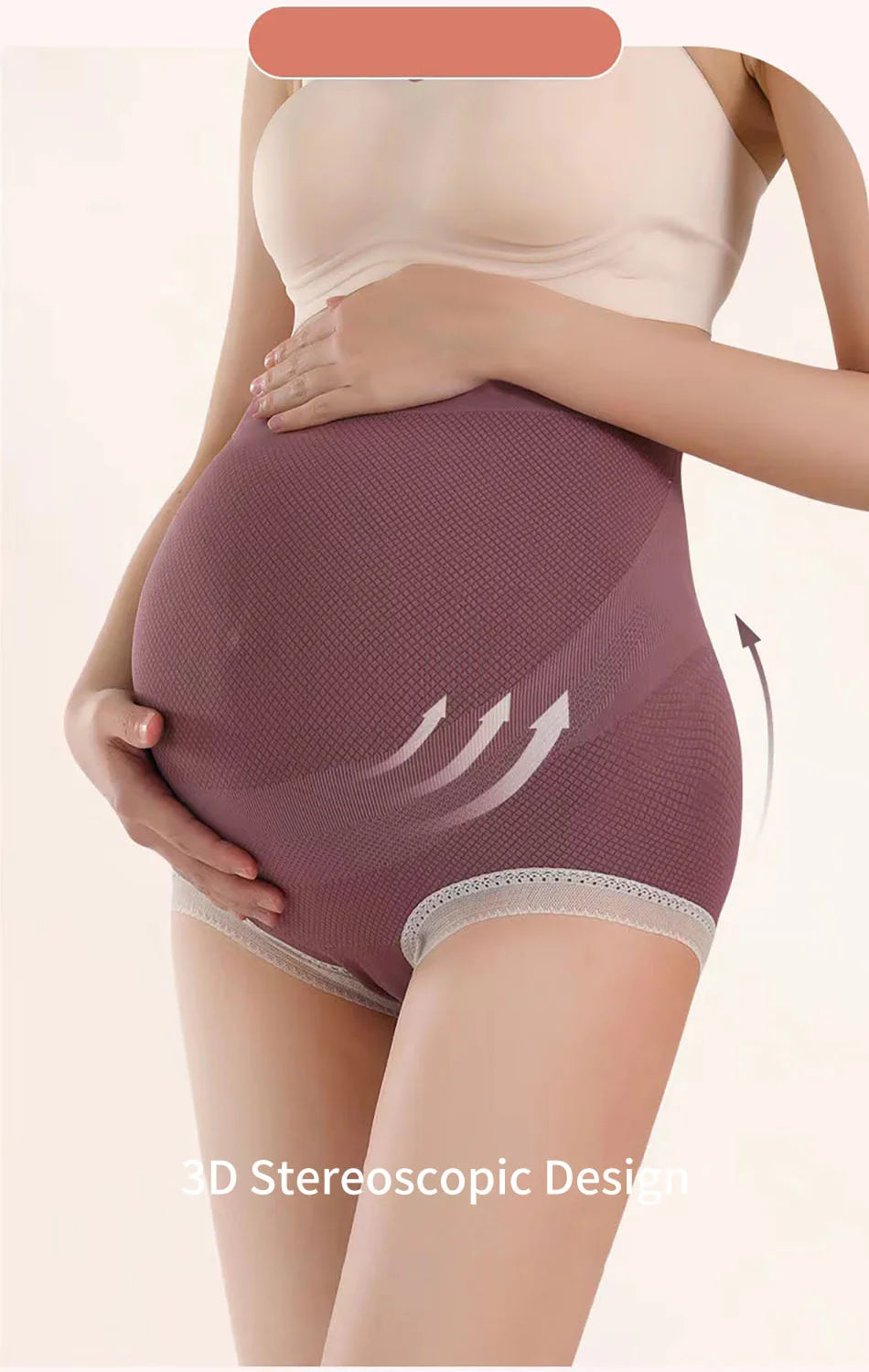 MOMSTAG Maternity High-Waist Seamless Support Panties