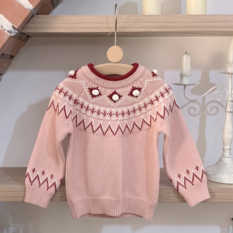 MOMSTAG Christmas Kids Boys Pullover Sweater