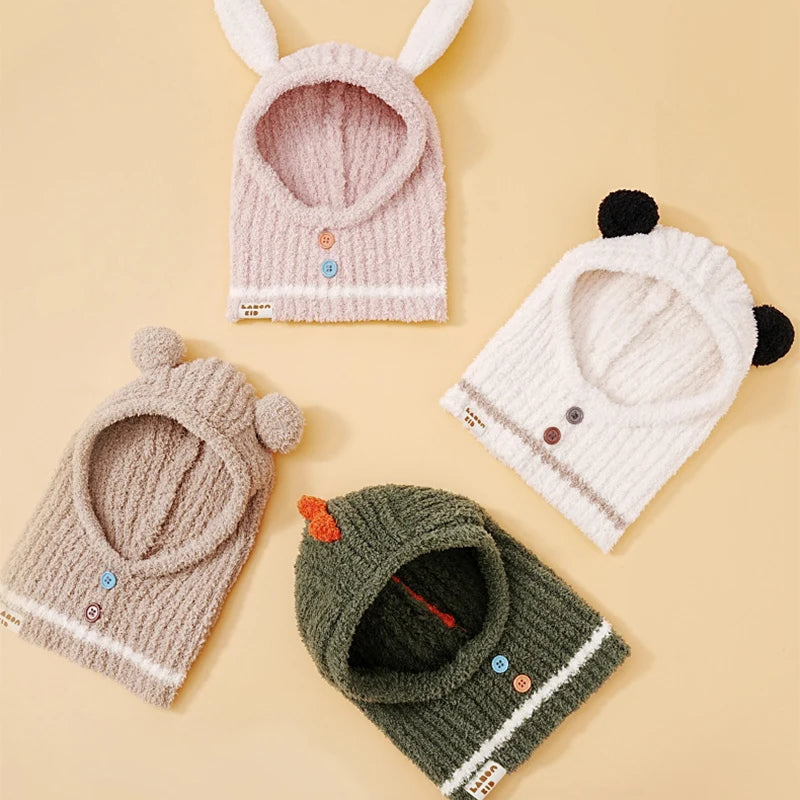Winter Kids Cute Balaclava Hat